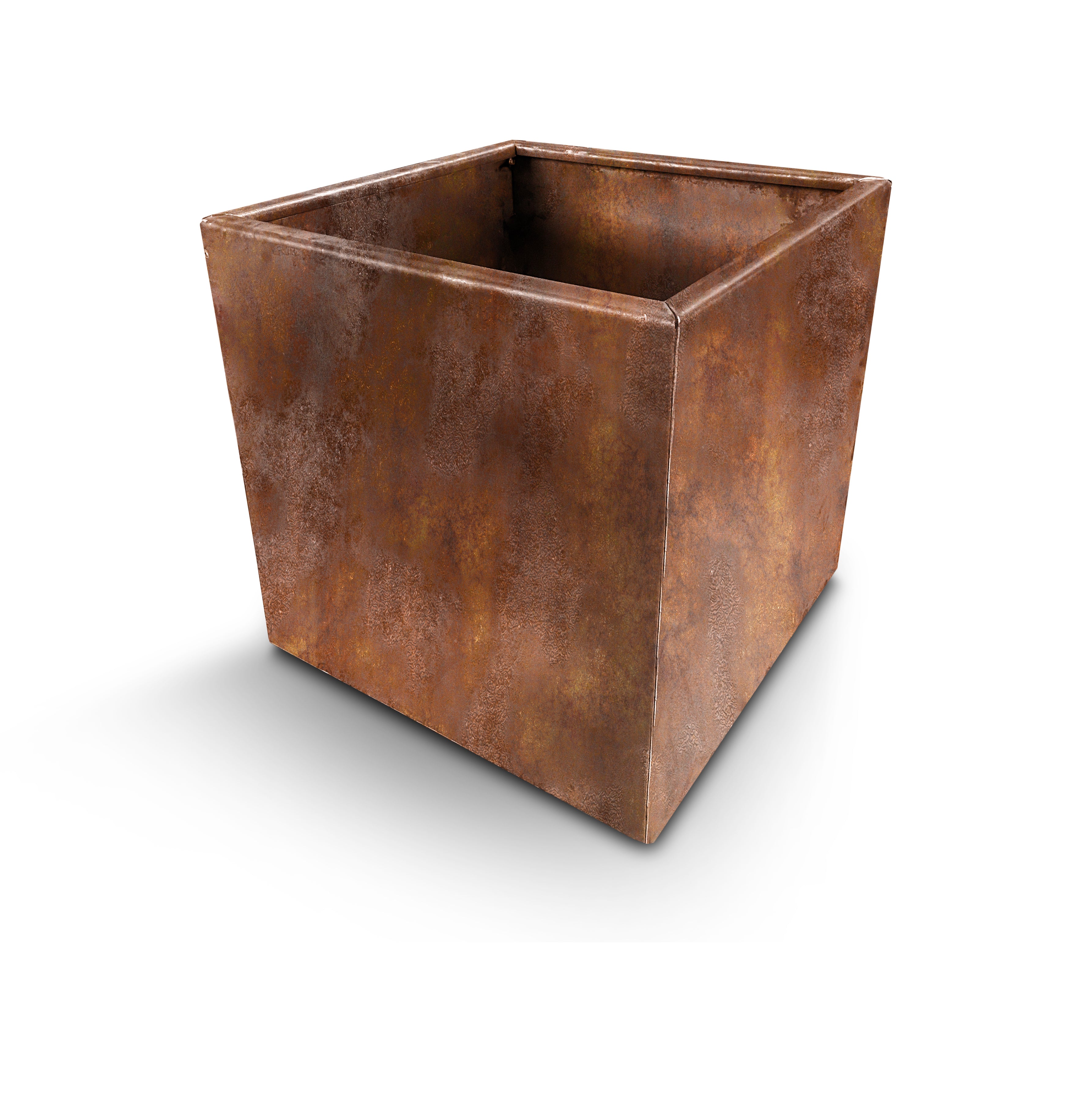 Donica corten kwadratowa bez dna 60×60×60h (cm)