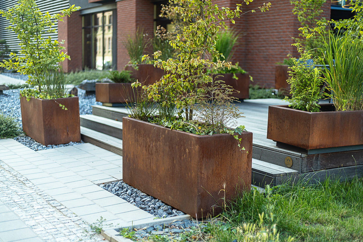 Donica corten 100×30×60h (cm)